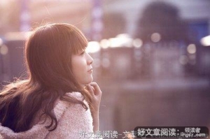 人就这么一生，要学会淡然面对