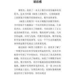 尖叫的数学读后感100字