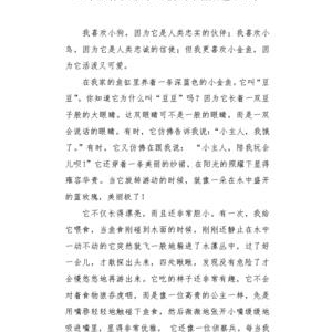 可爱的小金鱼作文大全