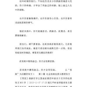 以实践为话题的作文800