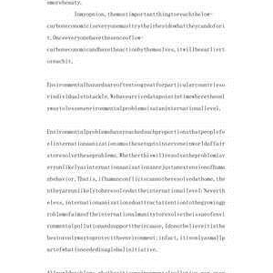 关于环境的英语作文10010篇