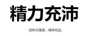 精力充沛的短句,关于精力充沛的名言？