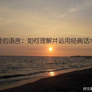 爱的语言：如何理解并运用经典话术