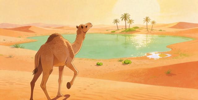 励志小故事大道理-骆驼穿沙漠 · 沉住气，走更远