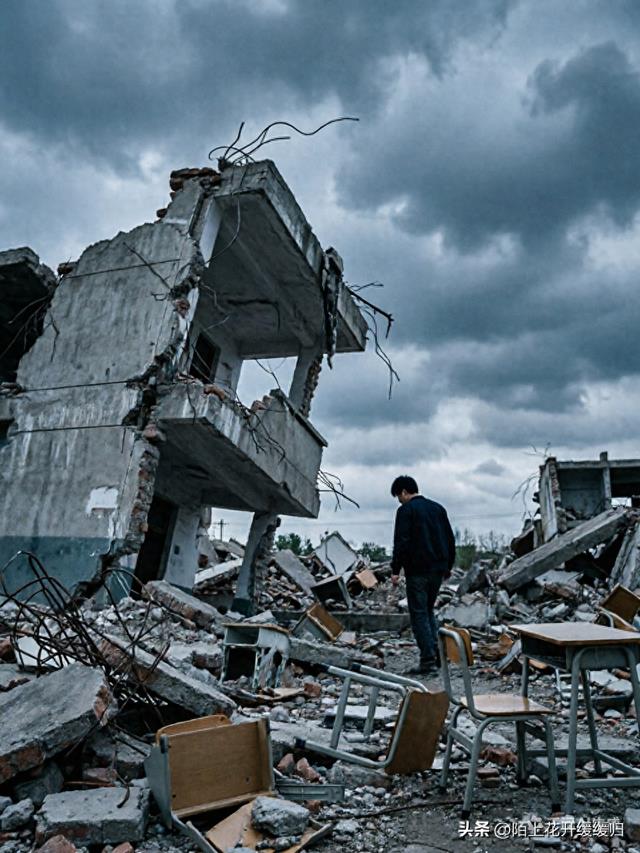 扎心催泪的小故事，废墟下的八年