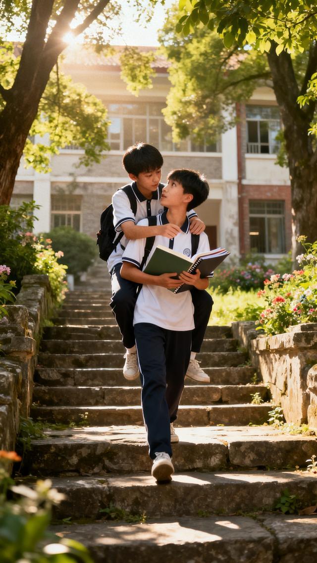 励志美文故事：《十年脊背，托举少年求学梦》