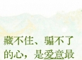 两性情感：藏不住、骗不了的心，是爱意最纯粹的本能