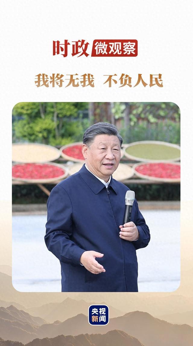 时政微观察丨我将无我 不负人民