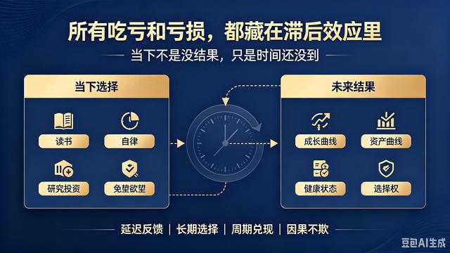 人生吃亏、投资亏损的根源！看懂滞后效应才是普通人最顶级的清醒