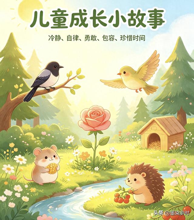 5篇温和哲理睡前故事无声培养孩子情绪力与好习惯，养出懂事娃