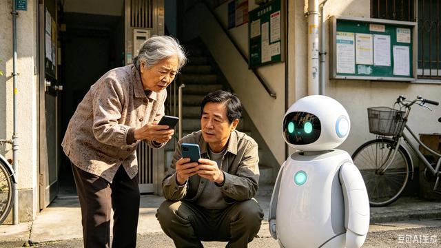 邻里老人求助修手机独居养老的无奈与期盼
