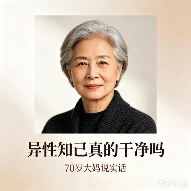 异性知己真的干净吗？70岁大妈说实话，99%的纯友谊都是自欺欺人