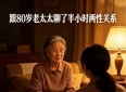 跟80岁老太太聊了半小时两性关系，她说出6个字，我当场破防