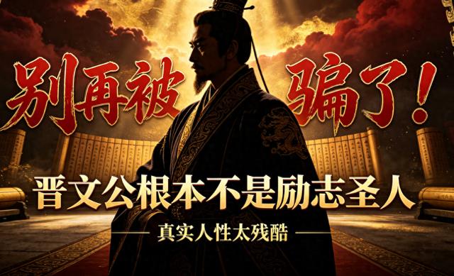 别被励志故事骗了，晋文公的逆袭，藏着普通人的人性弱点