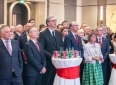 武契奇总统任期最后一天出席中国国庆招待会：两国人民的兄弟情谊超越了任何职务、职权和时间的限制，塞尔维亚和中国的钢铁友谊万岁
