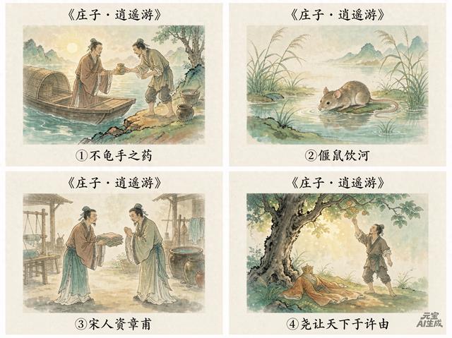400则冷门中国民间寓言故事 · 第1辑庄周寓言·内篇