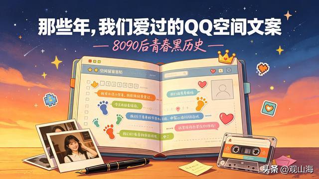 谁的青春没中二过？盘点QQ空间经典语录，8090后全部中招