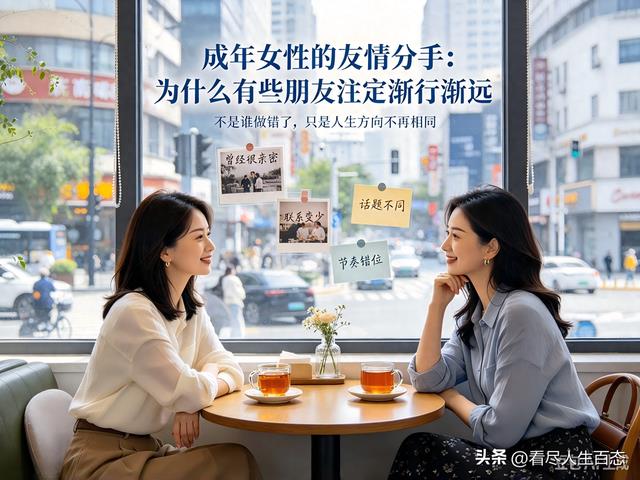 成年女性的友情分手：为什么有些朋友注定渐行渐远